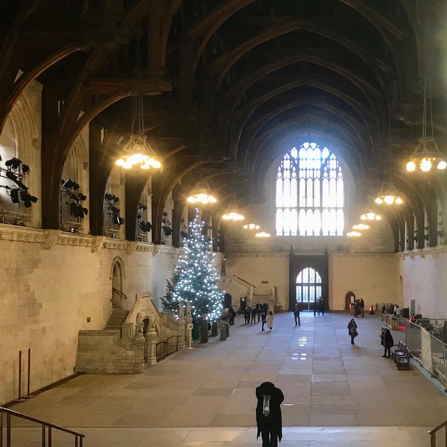 Westminster Hall today! A magnificent room loaded with history. #enturistilondon